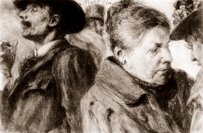  Adolpyh Von Menzel —— 人物头像习作 (2)